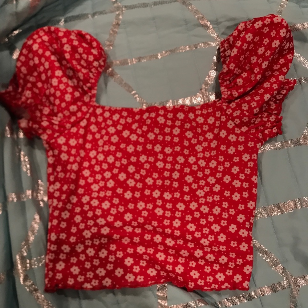 Red flower crop